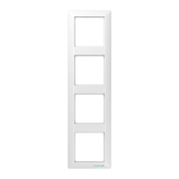 Rėmelis keturgubas baltas antibakterinis AS 500 - JUNG