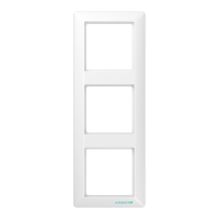 Rėmelis trigubas baltas antibakterinis AS 500 - JUNG