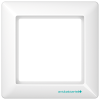 Rėmelis viengubas baltas antibakterinis AS 500 - JUNG