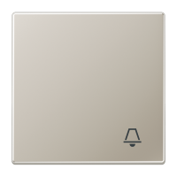 Klavišas viengubam jungikliui plieninis su simboliu LS - JUNG