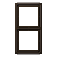 Rėmelis dvigubas IP44 rudas CD - JUNG