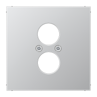 Dangtelis dvigubas garsiakalbio lizdo aliumininis LS - JUNG