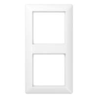 Rėmelis dvigubas baltas IP44 AS 500 - JUNG