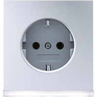 Lizdas p/t aliumininis su apšvietimu LED LS - JUNG