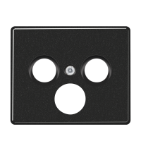 Dangtelis TV/SAT lizdui juodas SL - JUNG