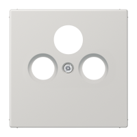 Dangtelis TV/SAT lizdui šviesiai pilkas LS - JUNG