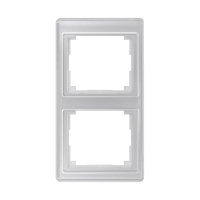 Rėmelis dvigubas vertikalus montažui sidabro spalvos SL - JUNG