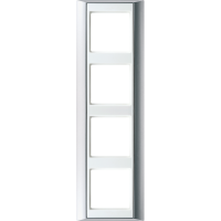 Rėmelis keturgubas baltas aliumininis A - JUNG