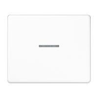 Klavišas viengubas jungikliui su apšvietimu baltas SL - JUNG