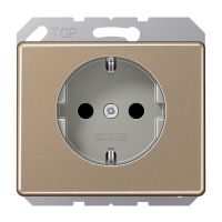 Lizdas p/t SCHUKO bronzinis 16A 250V SL - JUNG