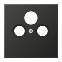 Dangtelis TV/SAT lizdui aliumininis antracito spalvos LS - JUNG