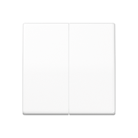 Klavišas dvigubam jungikliui baltas be rėmėlio AS 500 - JUNG