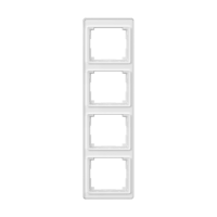 Rėmelis keturgubas vertikaliam montažui baltas SL - JUNG