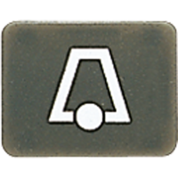 Simbolis skambučiui antracito spalvos - JUNG