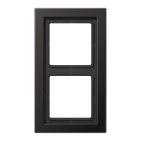 Rėmelis dvigubas aliumininis antracito spalvos LS DESIGN - JUNG