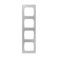 Rėmelis keturgubas vertikaliam montažui sidabro spalvos SL - JUNG