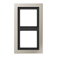 Rėmelis dvigubas plieno spalvos LS - JUNG