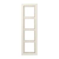 Rėmelis keturgubas dramblio kaulo spalvos LS DESIGN - JUNG