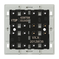 Mygtukas 3 kanalų mechaninis 24V - JUNG