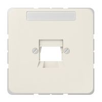 Dangtelis viengubas RJ45 lizdui dramblio kaulo spalvos - JUNG