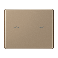 Klavišas jungikliui žaliuzių bronzinis SL - JUNG