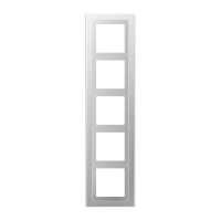 Rėmelis penkiagubas aliumininis LS DESIGN - JUNG