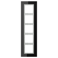 Rėmelis penkiagubas juodos spalvos stiklinis LS - JUNG