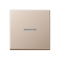 Klavišas viengubas jungikliui su apšvietimu šampano spalvos A - JUNG