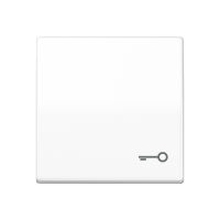 Klavišas viengubam jungikliui su rakto simboliu baltas AS 500 - JUNG