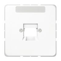 Dangtelis viengubas RJ45 lizdui baltas CD - JUNG