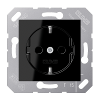 Lizdas p/t SCHUKO juodas 16A 250V CD - JUNG