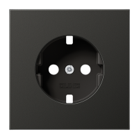 Dangtelis lizdui su įžeminimu aliumininis antracito spalvos LS - JUNG