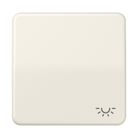 Klavišas viengubam jungikliui dramblio kaulo spalvos su simboliu šviesa CD - JUNG