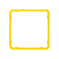 Juostelė dekoratyvinė geltonos spalvos CDP - JUNG