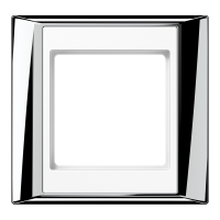 Rėmelis viengubas balto chromo spalvos A - JUNG