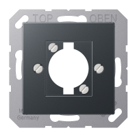 Dangtelis XLR lizdui antracito matinės spalvos A - JUNG