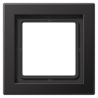 Rėmelis viengubas juodas lakuotas aliumininis LS DESIGN - JUNG