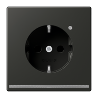 Lizdas p/t su LED apšvietimu aliumininis antracito spalvos LS - JUNG