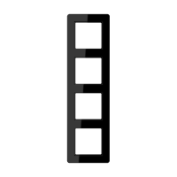 Rėmelis keturgubas juodas A FLOW - JUNG