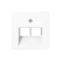 Dangtelis dvigubas UAE lizdui 50x50 baltas - JUNG