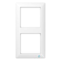 Rėmelis dvigubas baltas antibakterinis su užrašu AS 500 - JUNG