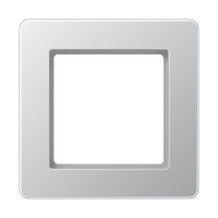 Rėmelis viengubas aliuminio spalvos A FLOW - JUNG