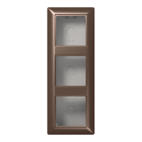 Dėžutė v/t triguba su rėmeliu Moka AS 500 - JUNG