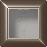 Dangtelis tvirtinimas baltas / Dėžutė v/t vienguba montažui su rėmeliu AS 500 - JUNG