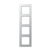 Rėmelis keturgubas aliuminio spalvos A550 - JUNG