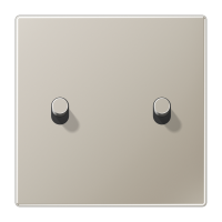 Dangtelis dvigubas cilindriniam jungikliui plieninis LS - JUNG