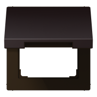 Dangtelis kištukiniam lizdui aliumininis dark spalvos LS - JUNG