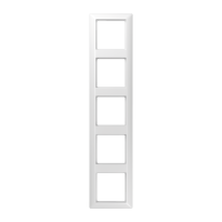 Rėmelis pankiavietis baltas IP44 AS 500 - JUNG