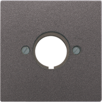 Dangtelis su skyle D22.5mm aliumininis antracito spalvos LS - JUNG