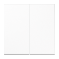 Klavišas dvigubas šviesos valdymui baltos spalvos LS - JUNG